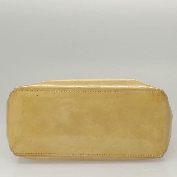 LOUIS VUITTON Monogram Vernis Reade PM Hand Bag Beige M91334 LV Auth BD1369 - Picture 6 of 16
